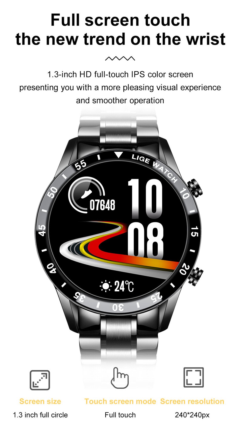 smart watch with calling-specification-02